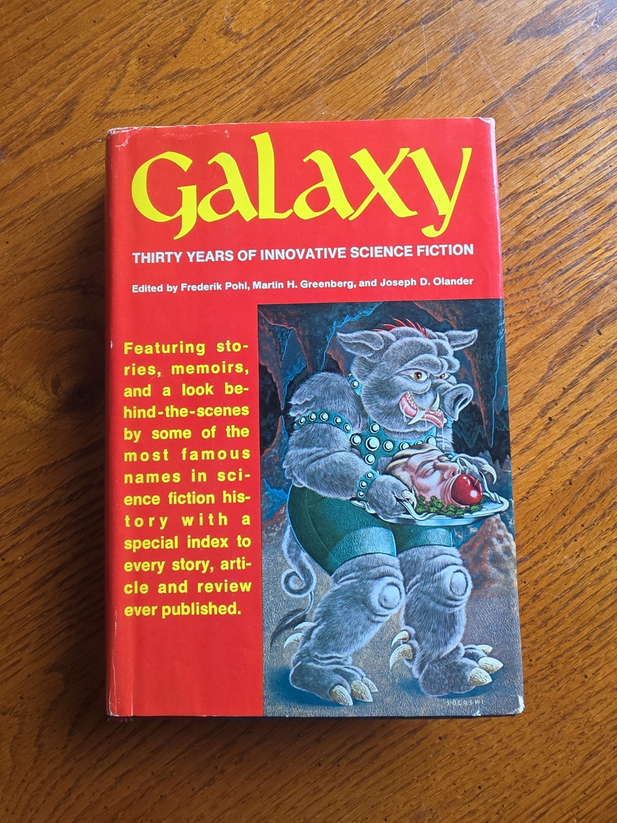 Galaxy: Thirty Years of Innovative Sci-fi 1st Edition BCE Playboy 1980 HCDJ
