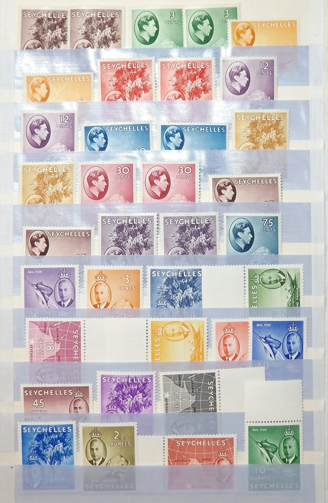 SEYCHELLES KGV1 Collection - UMM/Fine MM Collection - £200+