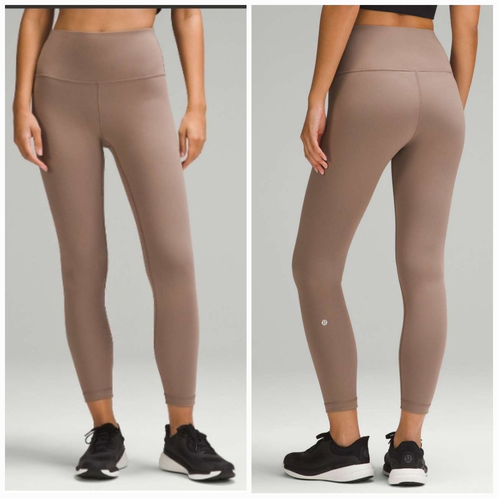 Lululemon Women’s Size 0 Wunder Train Leggings Taupetastic High Rise Tight