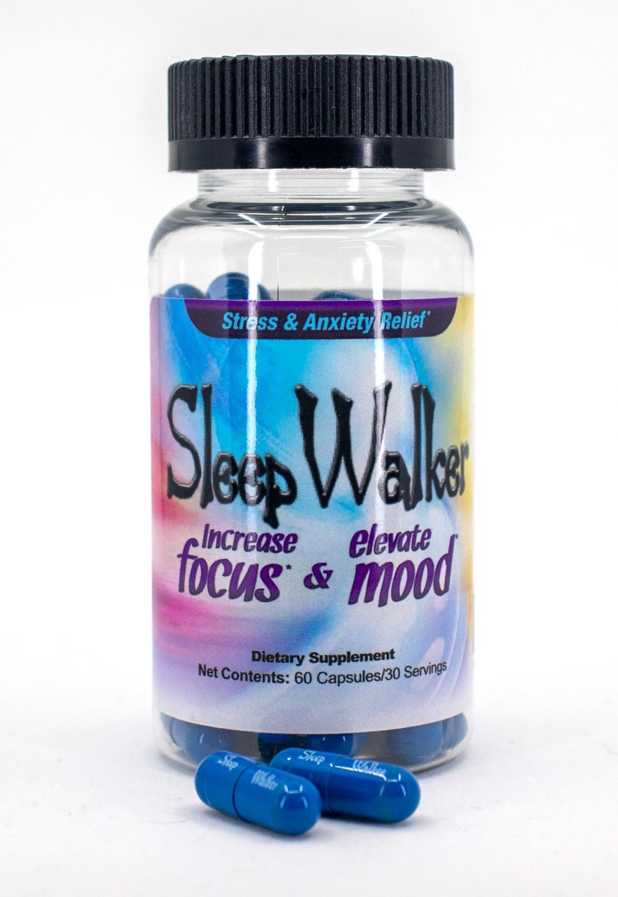 Sleepwalker 60ct Caps Focus Increase Mood Enhancer SEALED 