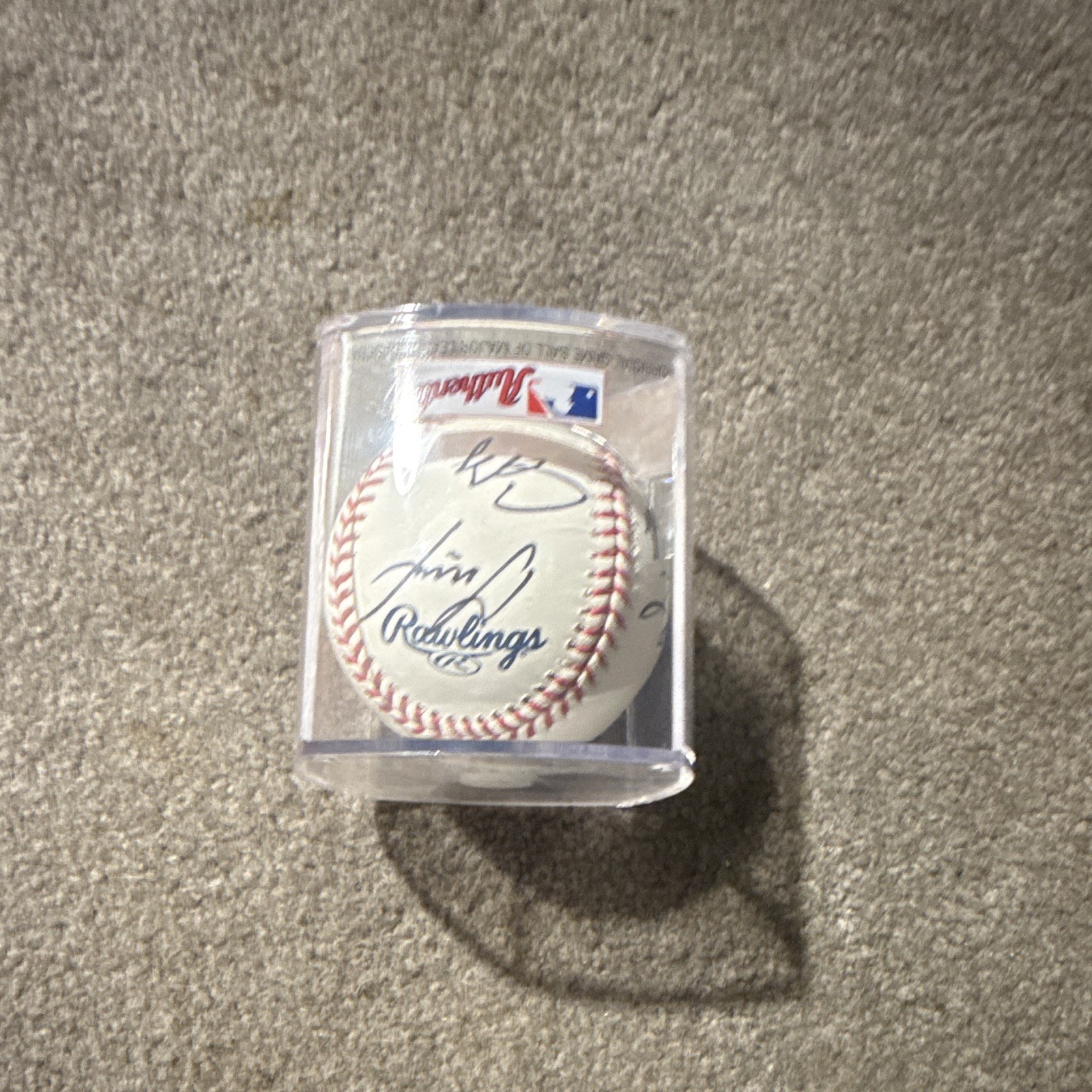Signed Ball, Jose Altuve, George Springer , Alex Bergman, And Miles Straw￼
