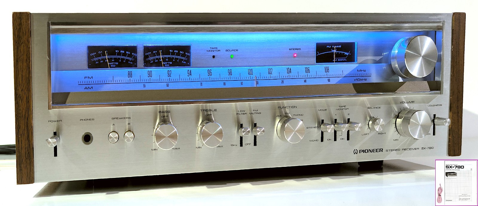 🔥【PRO SERVICED】Pioneer SX-780 Stereo 90W Receiver XSTR/LED UPGRADES💥GUARANTY