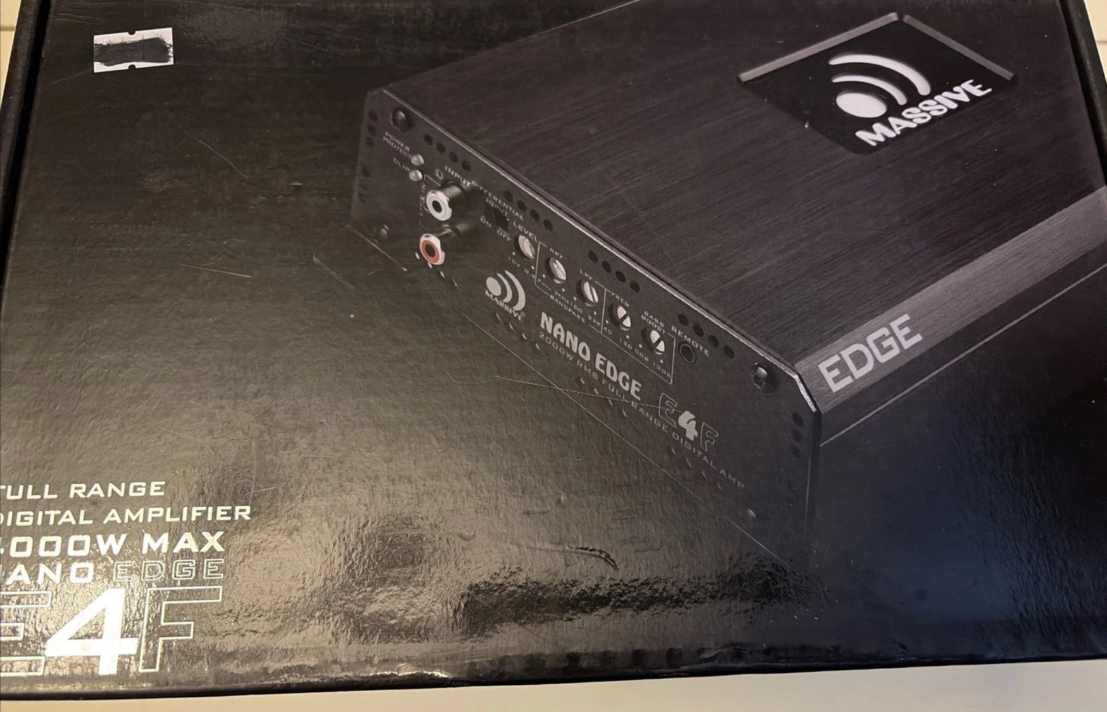 NIB Massive E4F Nano Edge 4000w Digital Amplifier Class D NIB Massive E4F Nano Edge 4000w Digital Amplifier Class D