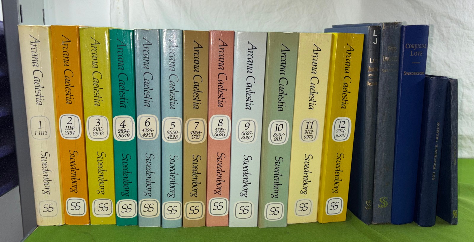EMANUEL SWEDENBORG ARCANA Caelestia COELESTIA Book Set of 17 John Elliott