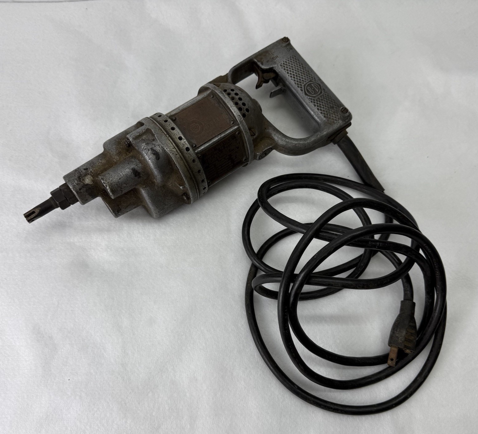 Vintage Black & Decker Electric Valve Grinder 110V DC Pre-War Industrial Tool