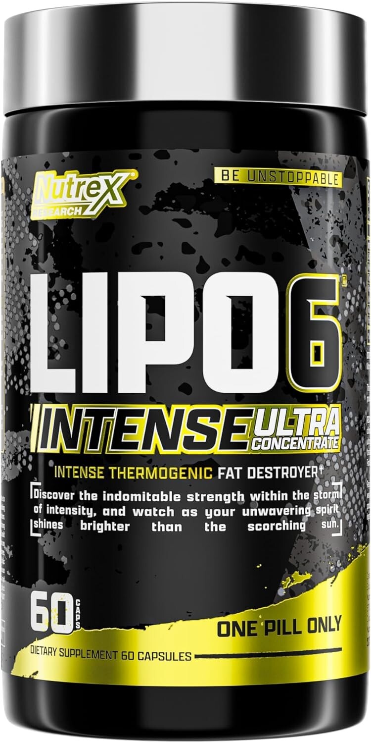 Lipo6 Black Intense Ultra Concentrate Thermogenic Fat Burner | Weight⭐️⭐️⭐️⭐