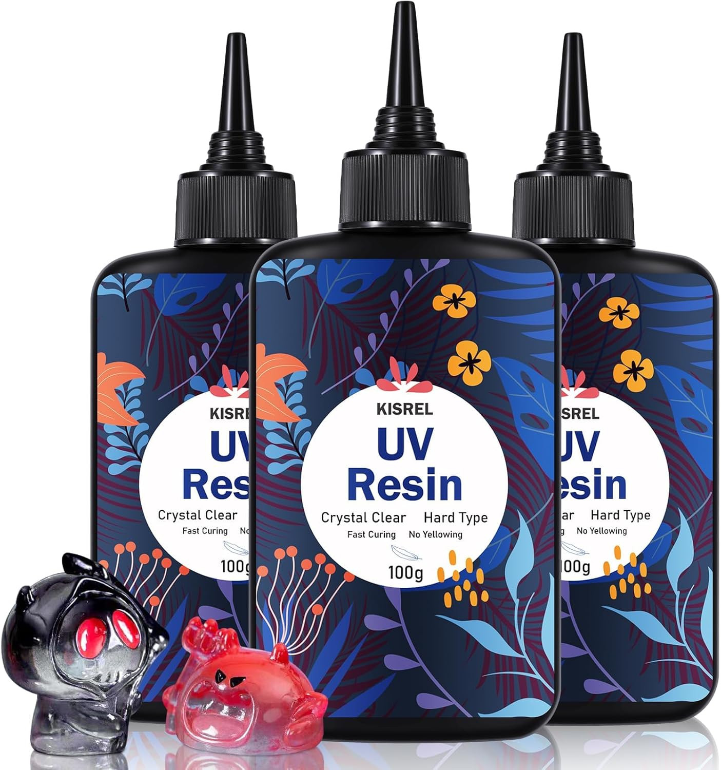 KISREL UV Resin 300G, Hard Type UV Resin Kit for Craft Jewelry Making KISREL UV Resin 300G, Hard Type UV Resin Kit for Craft Jewelry Making