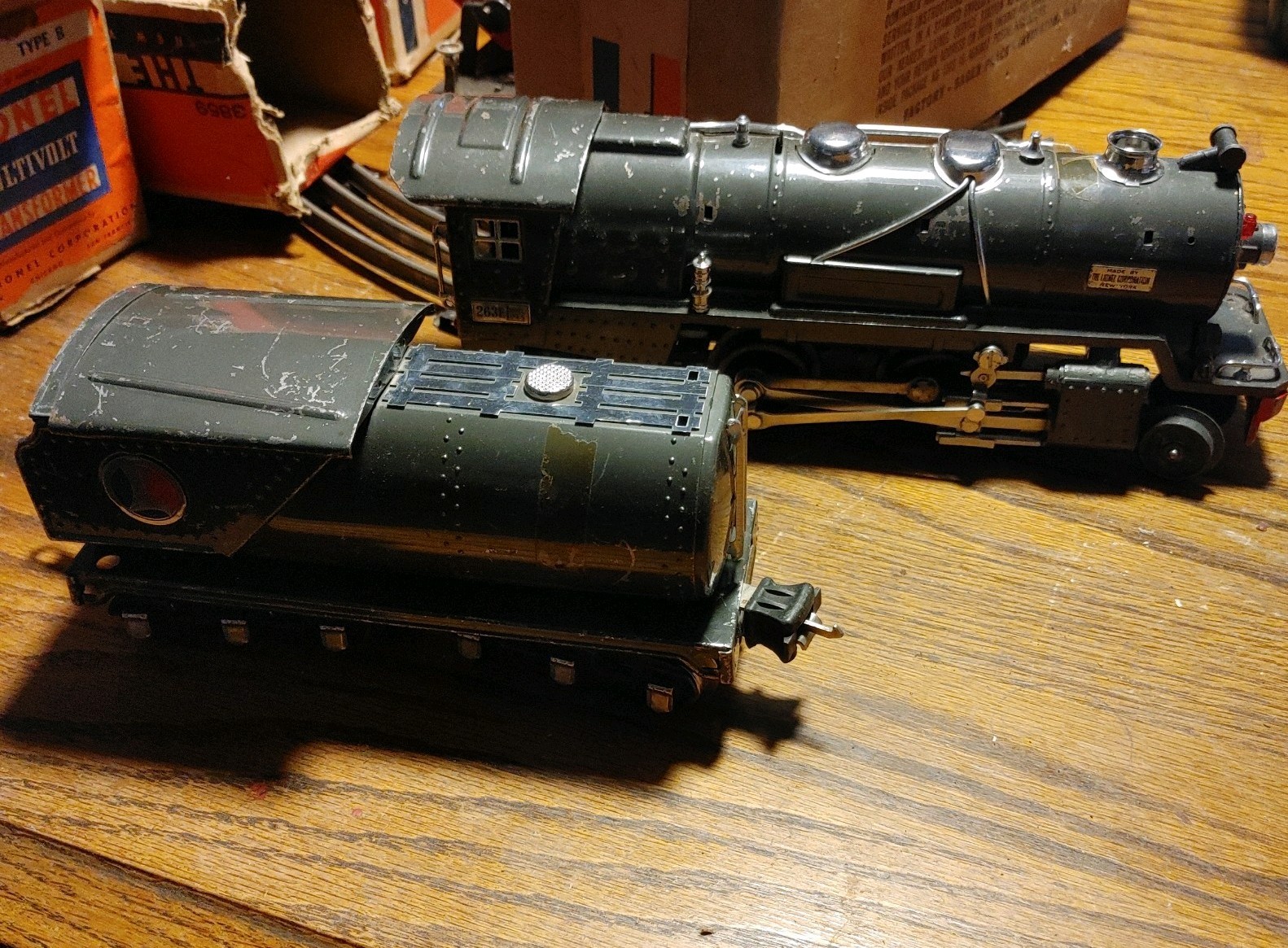 Lionel 263E O Gauge Lionel Steam Locomotive Tender GMG w 263E BLUE BOX +