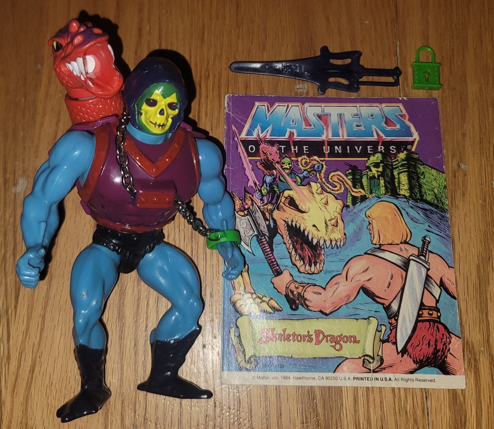 VINTAGE Dragon Blaster Skeletor, Masters of the Universe Complete MOTU LEO?