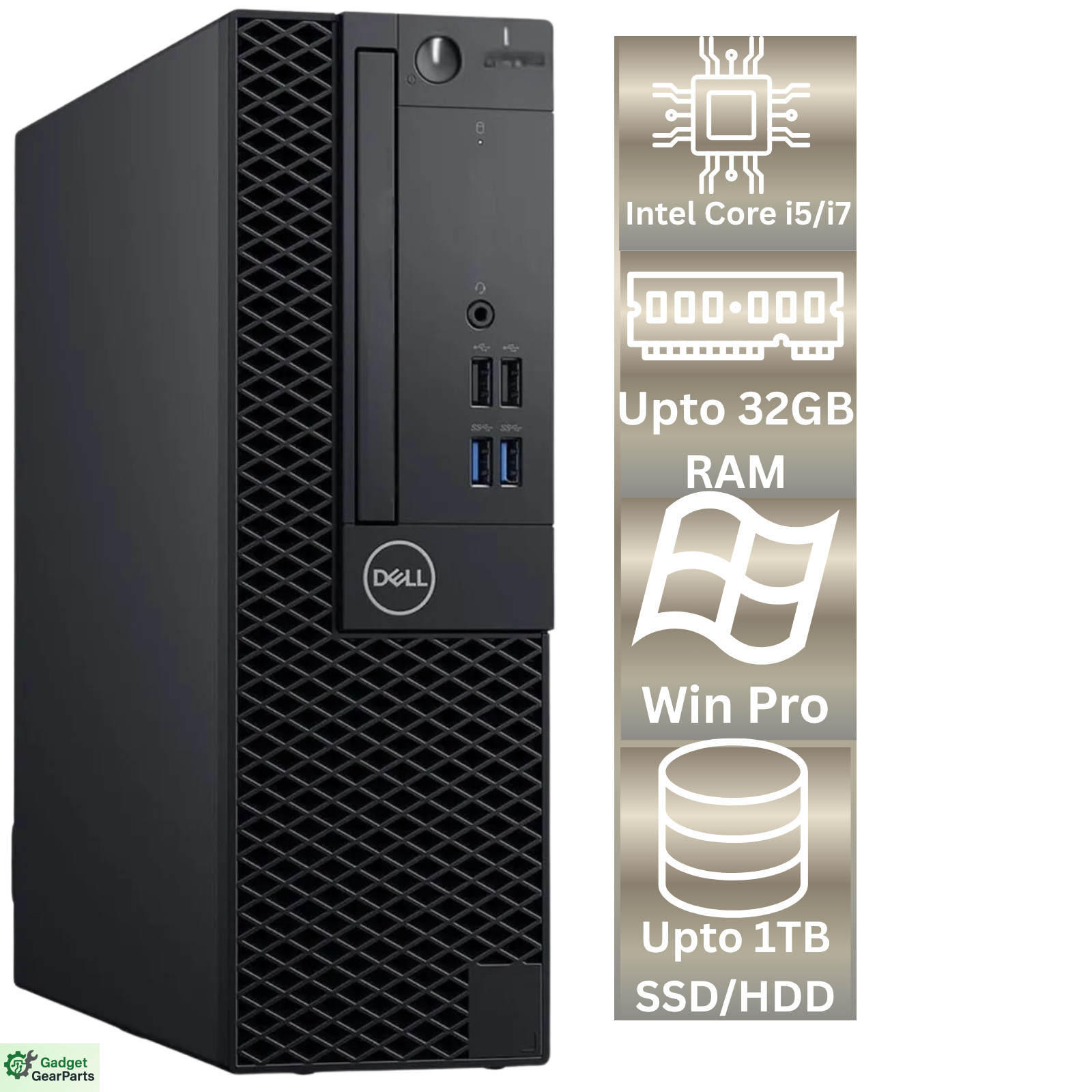 Dell Windows 11 Pro Desktop Computer PC Up To i7 7th Gen. 32GB RAM 4TB SSD/HDD Dell Windows 11 Pro Desktop Computer PC Up To i7 7th Gen. 32GB RAM 4TB SSD/HDD