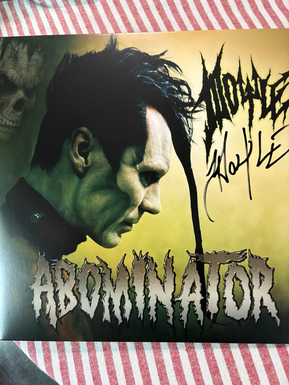 DOYLE “Abominator” SIGNED Vinyl Glow In The Dark New Misfits Danzig Jerry Only DOYLE “Abominator” SIGNED Vinyl Glow In The Dark New Misfits Danzig Jerry Only