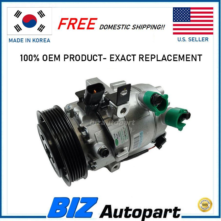 OEM A/C COMPRESSOR W/CLUTCH FOR 13-20 ELANTRA 14-19 SOUL FORTE OE# 97701-F2800 OEM A/C COMPRESSOR W/CLUTCH FOR 13-20 ELANTRA 14-19 SOUL FORTE OE# 97701-F2800
