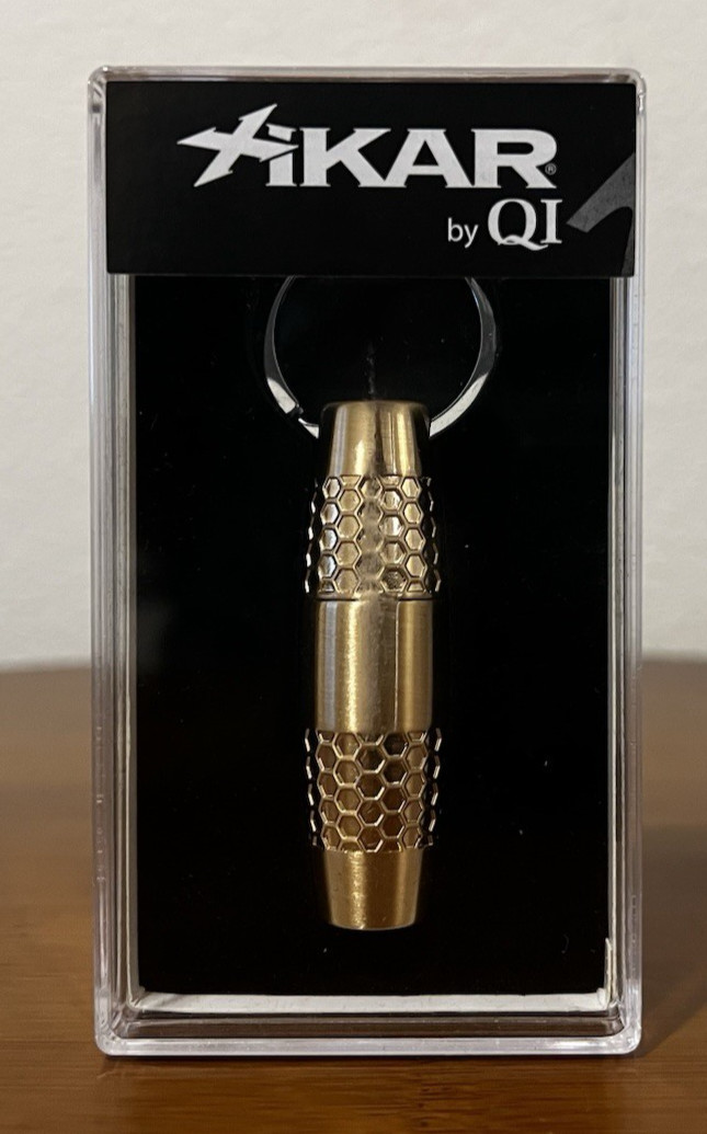 NEW - XiKAR 10mm Stainless Steel Twist Cigar Punch - Gold - XI-010GD NEW - XiKAR 10mm Stainless Steel Twist Cigar Punch - Gold - XI-010GD