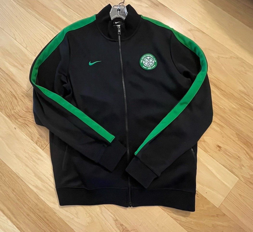 Celtic FC Football NIKE Men\'s N98 Full Zip Track Jacket Size XL