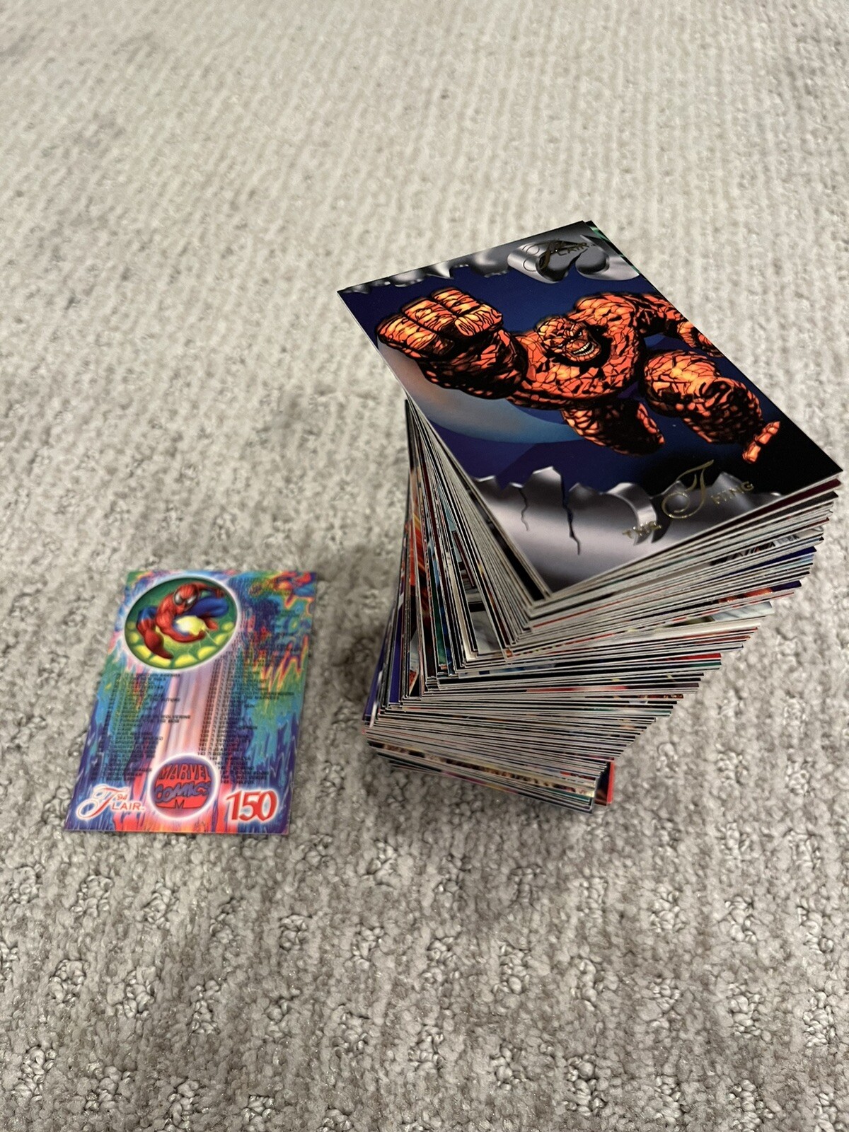 1994 FLAIR MARVEL UNIVERSE 100% 150 CARDS COMPLETE CARD SET MINT 1994 FLAIR MARVEL UNIVERSE 100% 150 CARDS COMPLETE CARD SET MINT