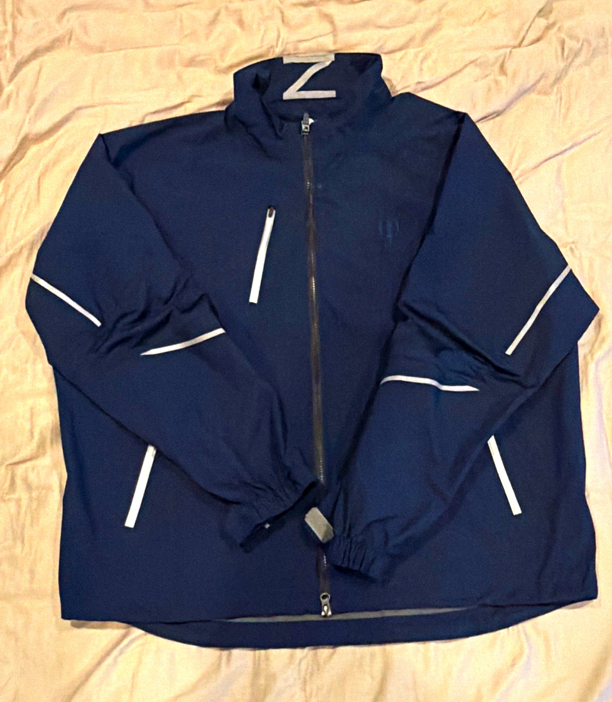 Zero Restriction Royal Portrush 153rd  Open Blue Full Zip Logo Jacket Men’s XXL