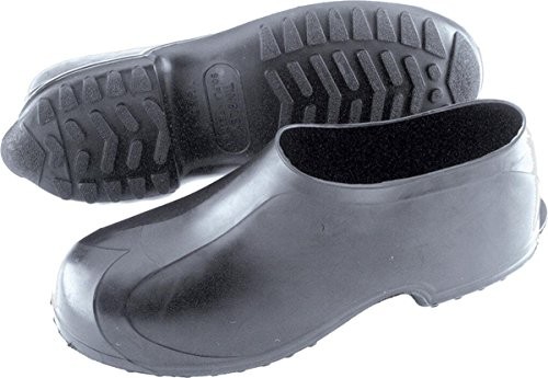 Tingley Men\'s High Top Work Rubber Stretch Overshoe,Black,XL(11-12.5 US Mens)