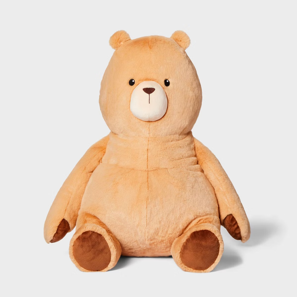 Giggle Scape Plush Teddy Bear Beige/Brown Black Eyes Surface Washable 1+ Years Giggle Scape Plush Teddy Bear Beige/Brown Black Eyes Surface Washable 1+ Years