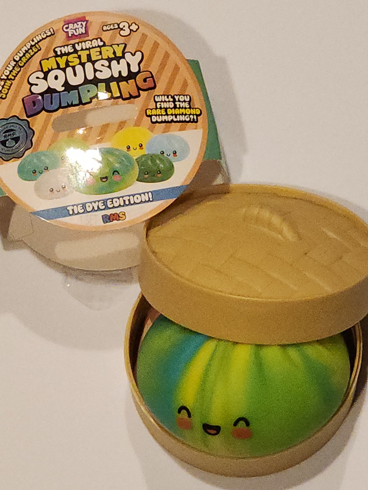 🔥🔥RMS Crazy Fun Mystery Dumpling RARE CHASE TIE DYE FOUND CONFIRMED 🔥🔥 NEW