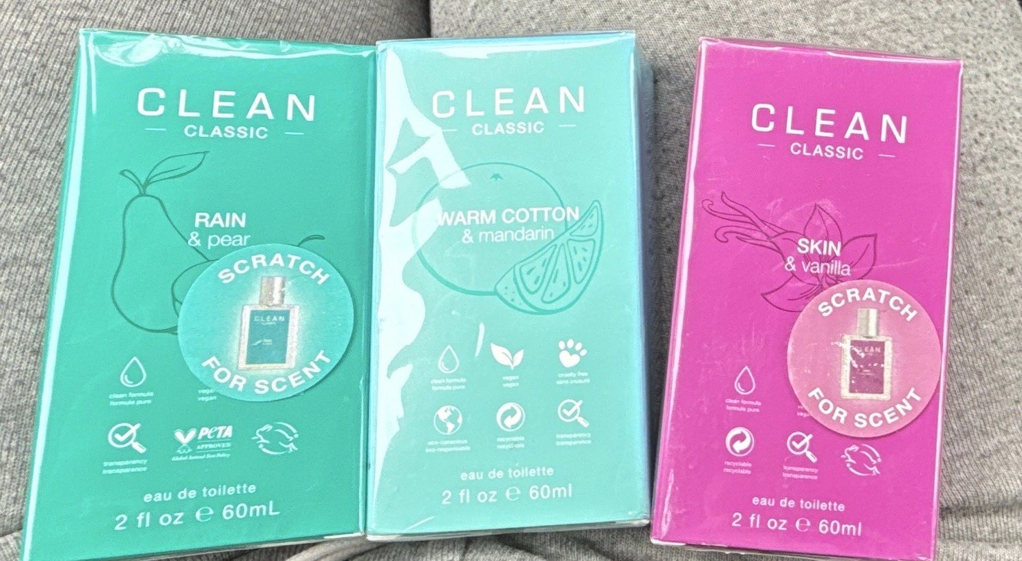 NEW Clean Classic Perfume Bundle Of 3 2oz 60ml EDT Sealed