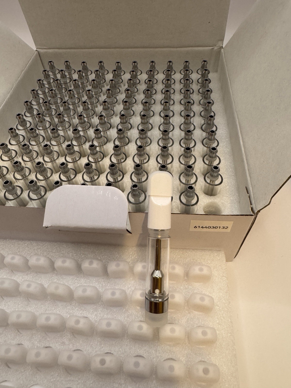 1ML For Refill Cosmetic Oil Glass Luer TopFill Liquid Dispenser 100 Ct Cartridge