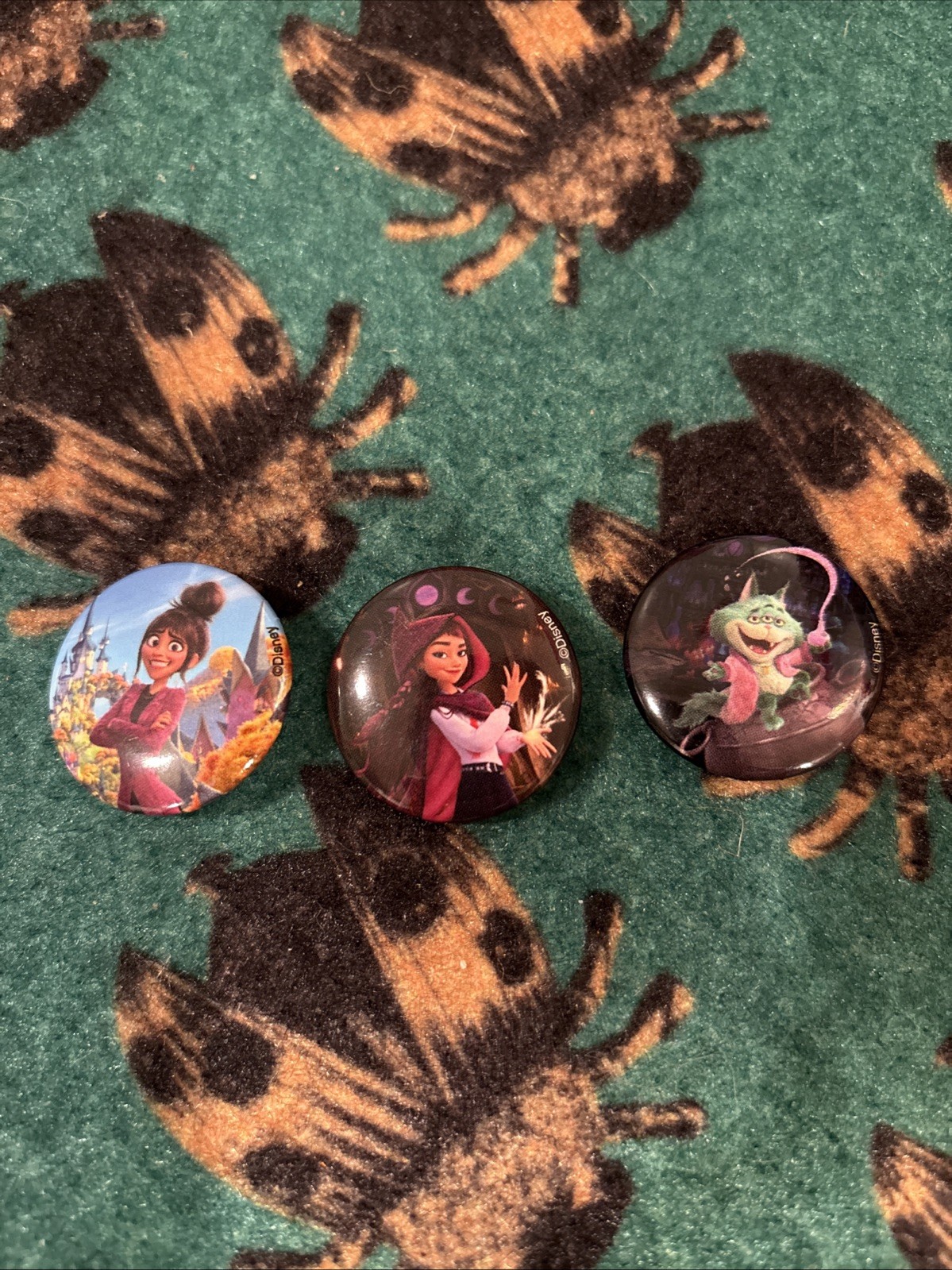 d23 expo 2026 disney Hexed 1” Button Pin Set Hex Magic Potion Spells New X3