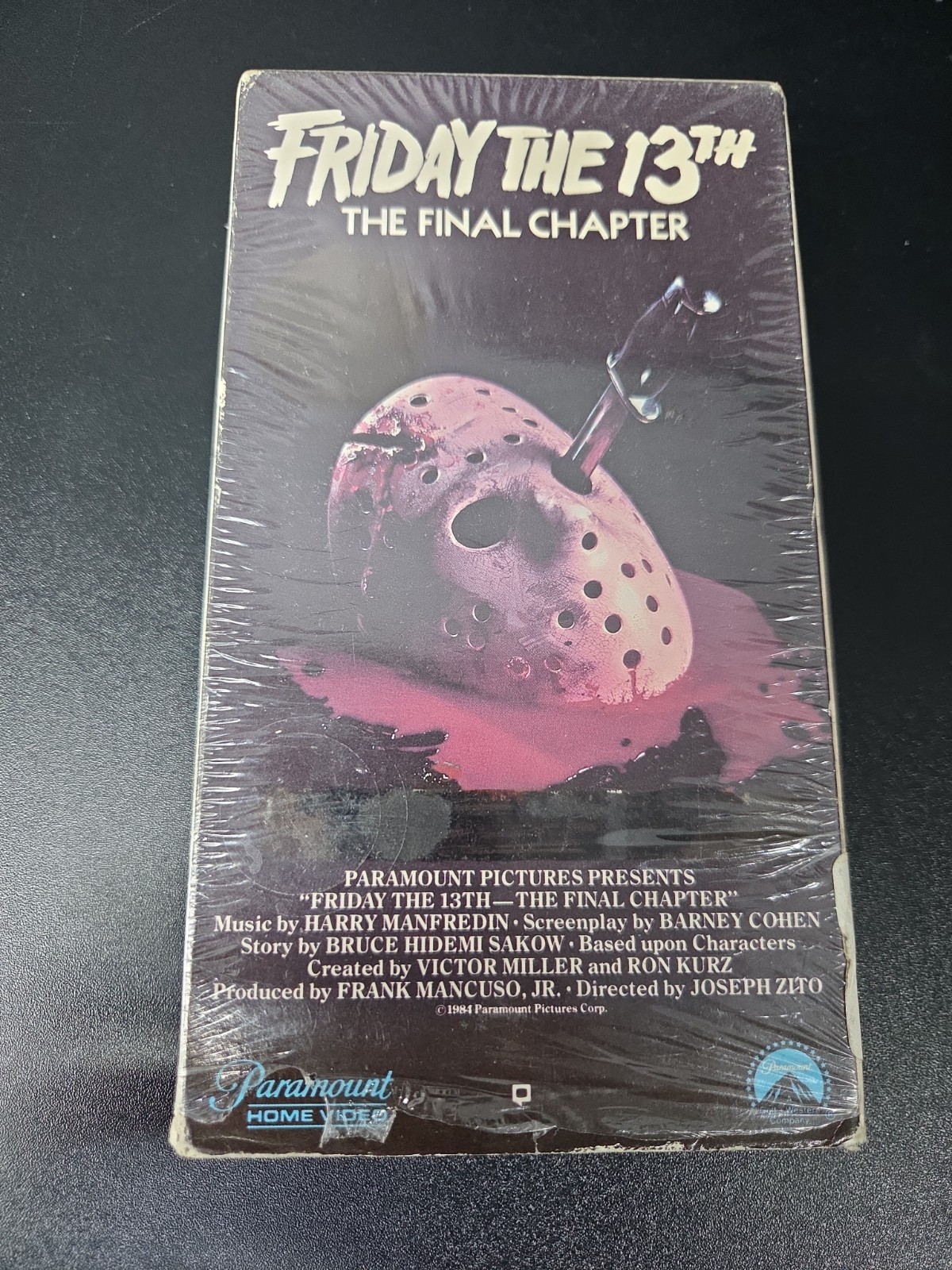 Friday The 13th: The Final Chapter VHS 1984 1st Release W/Shrink EX Paramount