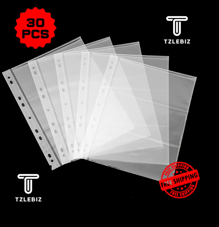 30‑Sheet Collector’s Currency Album w/ 3 Pockets – Safe Paper Money Storage