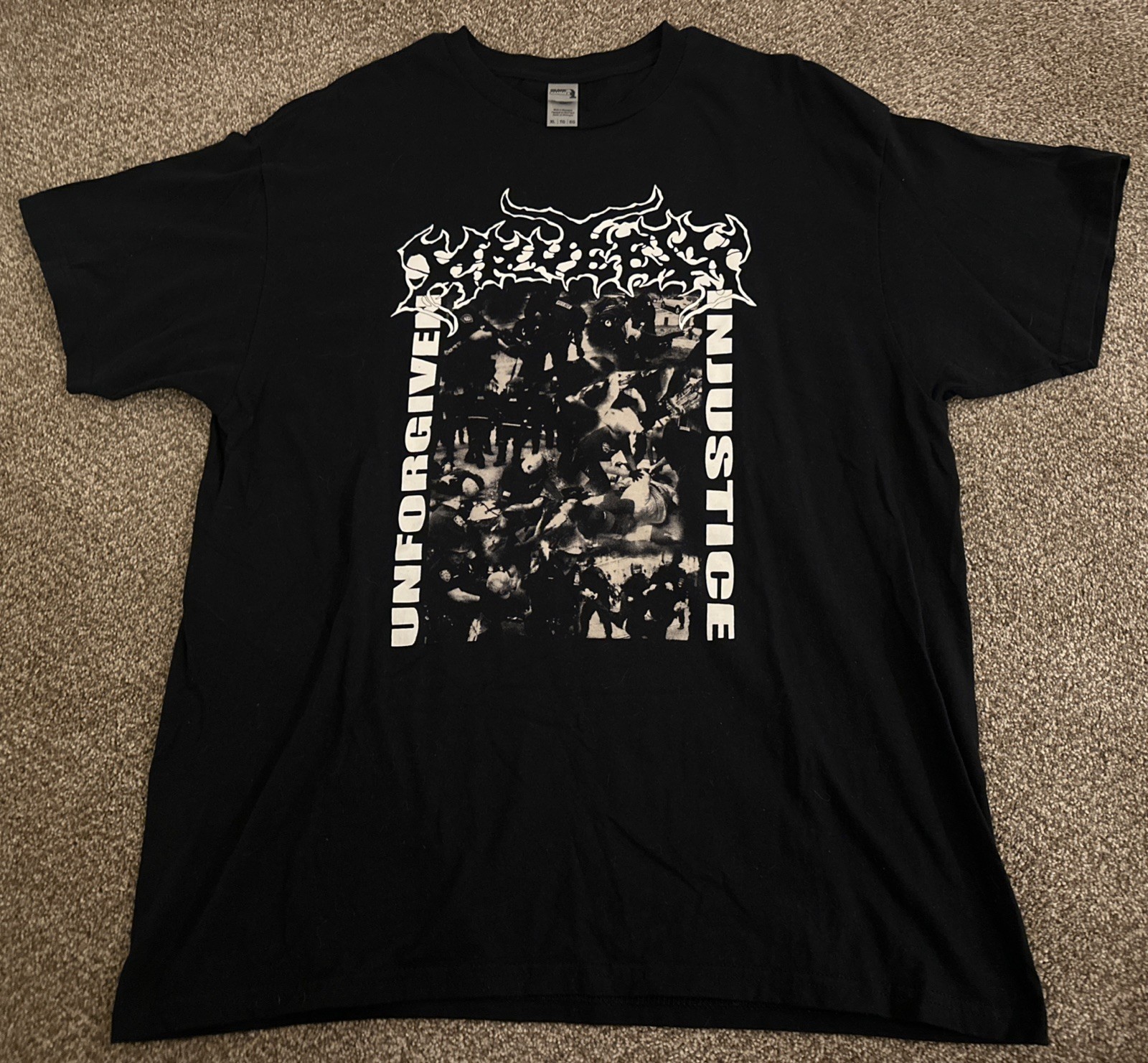 Kruelty Japan Band Shirt XL Unforgiven Injustice Death Metal