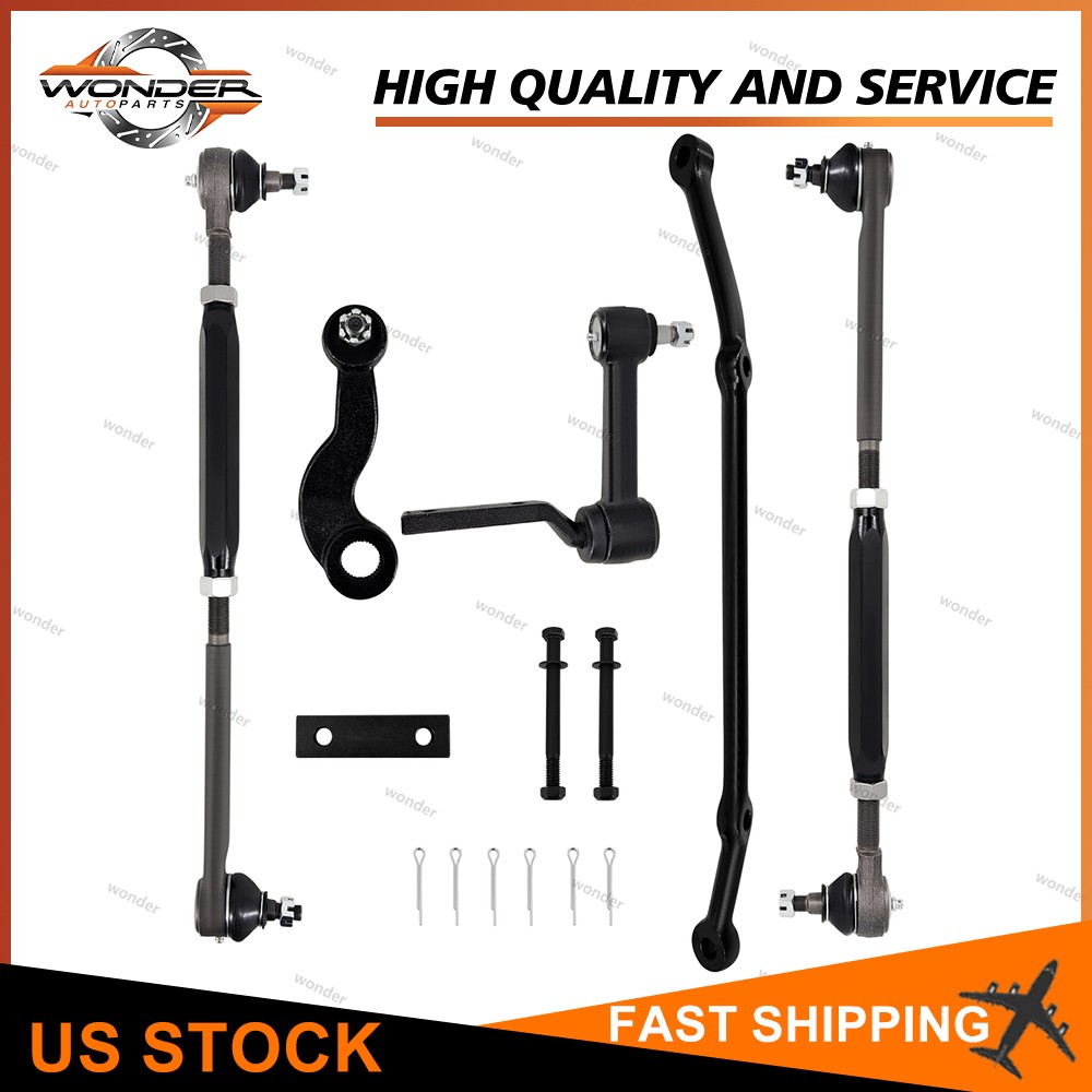 for 1961-1964 Chevy Impala Front Suspension Manual Steering Linkage Kit Tie Rods