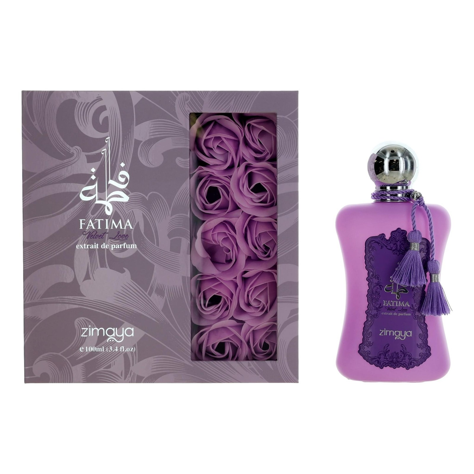 Fatima Velvet Love By Zimaya,  3.4Oz Extrait De Parfum Spray Women