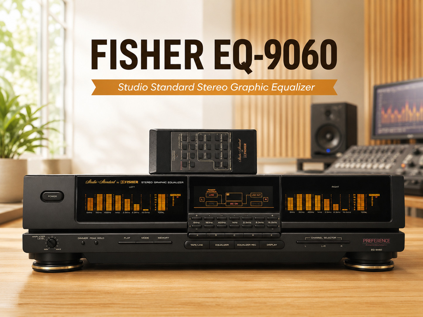 FISHER EQ-9060 πRaReπ Vintage Stereo Equalizer FISHER EQ-9060 πRaReπ Vintage Stereo Equalizer