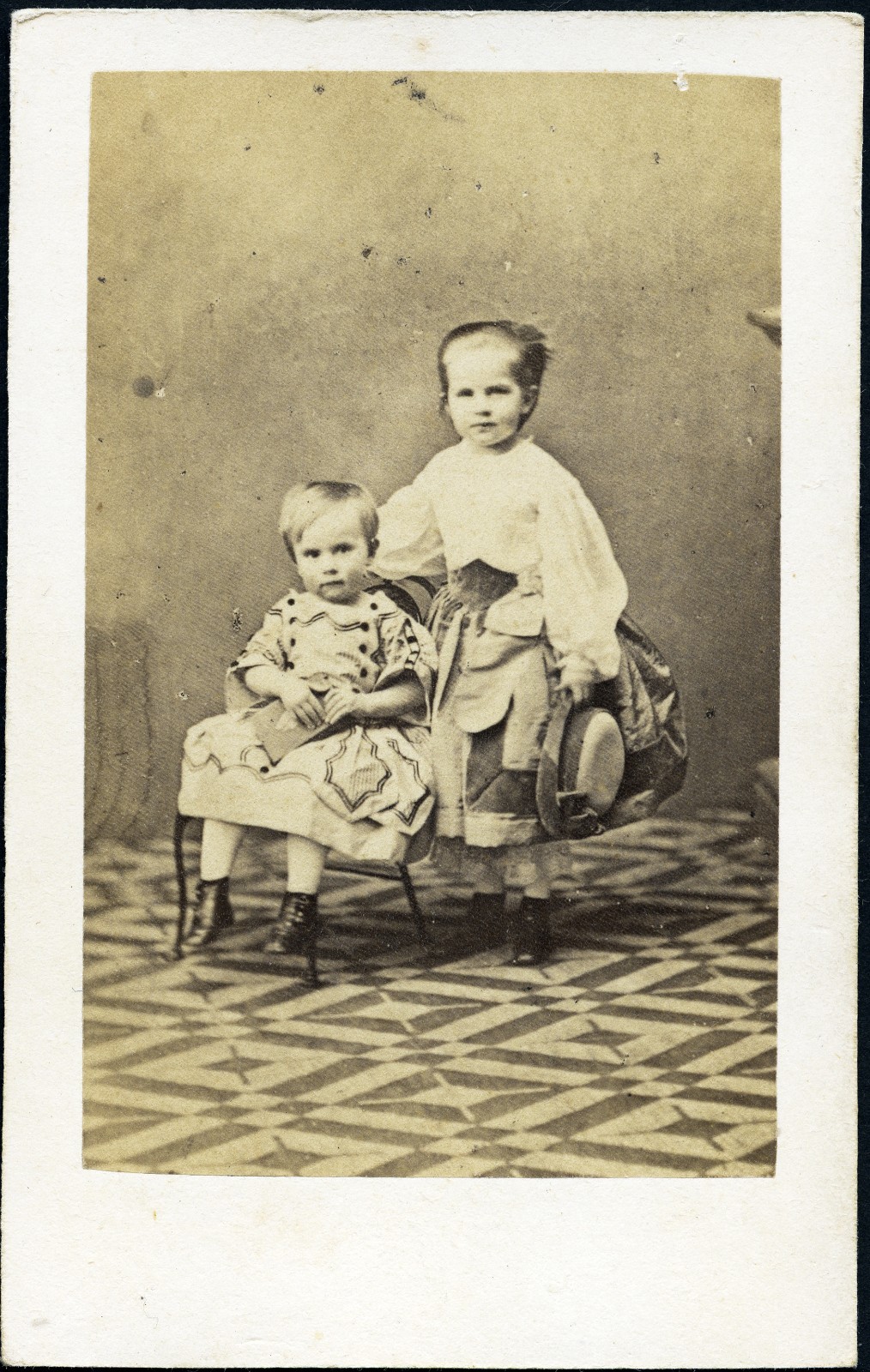 Children of Emperor Franz Joseph, Princess Gisella and Crown Prince Rudolf, hist Children of Emperor Franz Joseph, Princess Gisella and Crown Prince Rudolf, hist