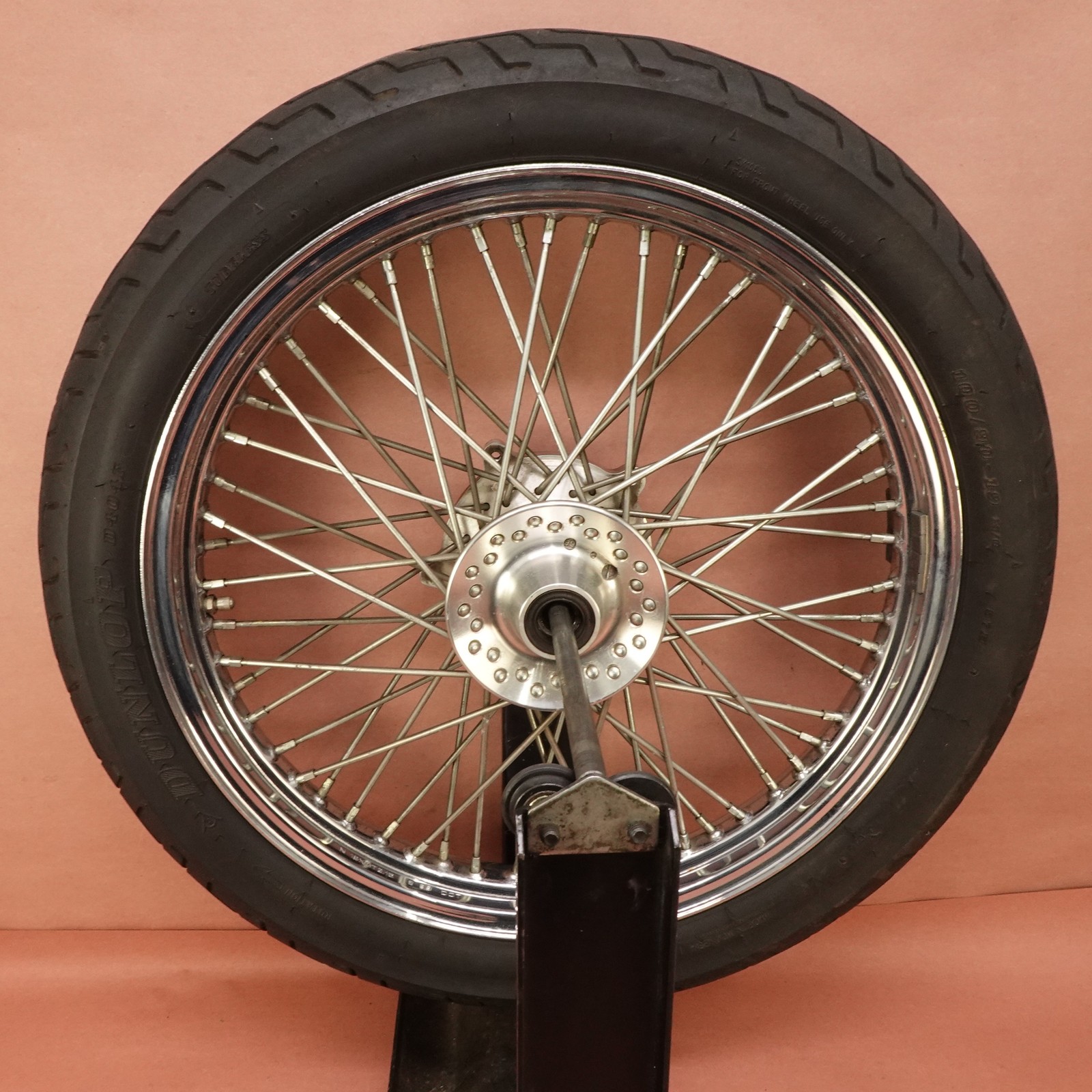 1999-2007 Honda Shadow VT600C VLX 600 Front DUNLOP Tire Rim Wheel 100/90-19