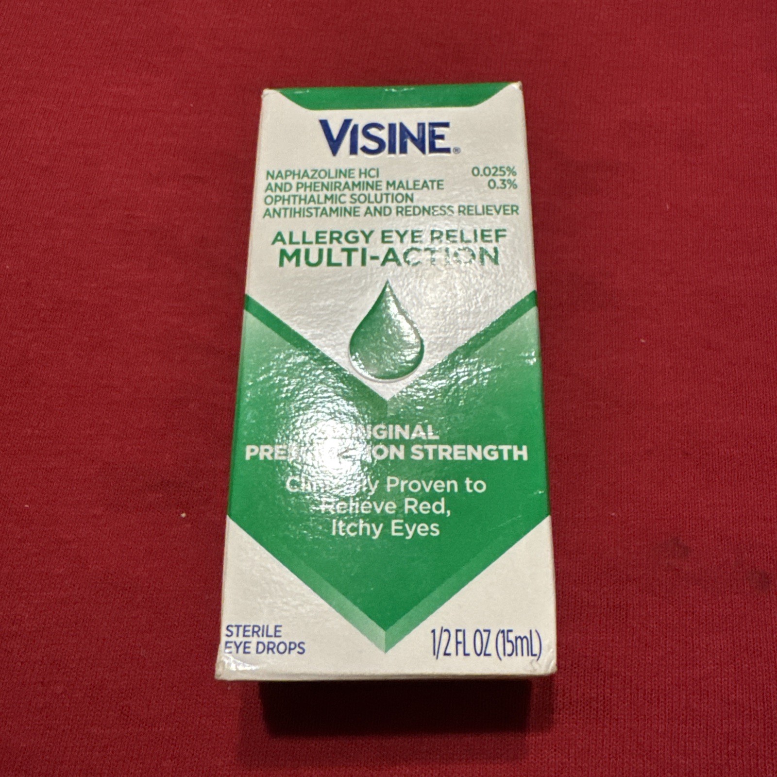 1 - Visine Allergy Eye Relief Multi-Action Redness Reliever Drops Discontinued 