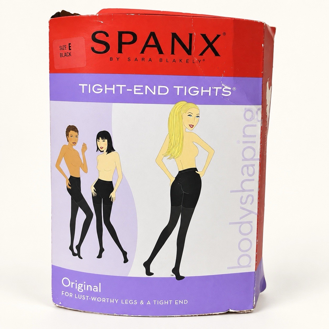 SPANX Tight-End Tights Original Black Size E Body Shaping Opaque Open Box