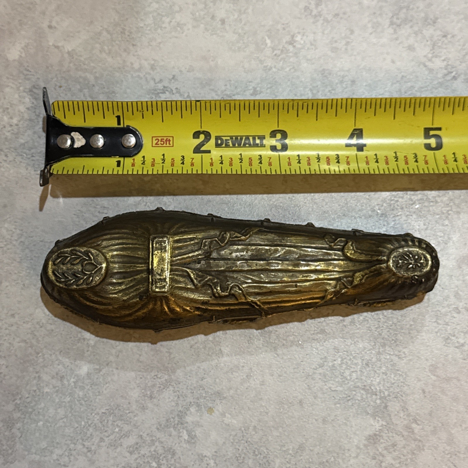 Fisk Crane and Breed Fisk Coffin Casket Rare Antique Rare Paperweight.