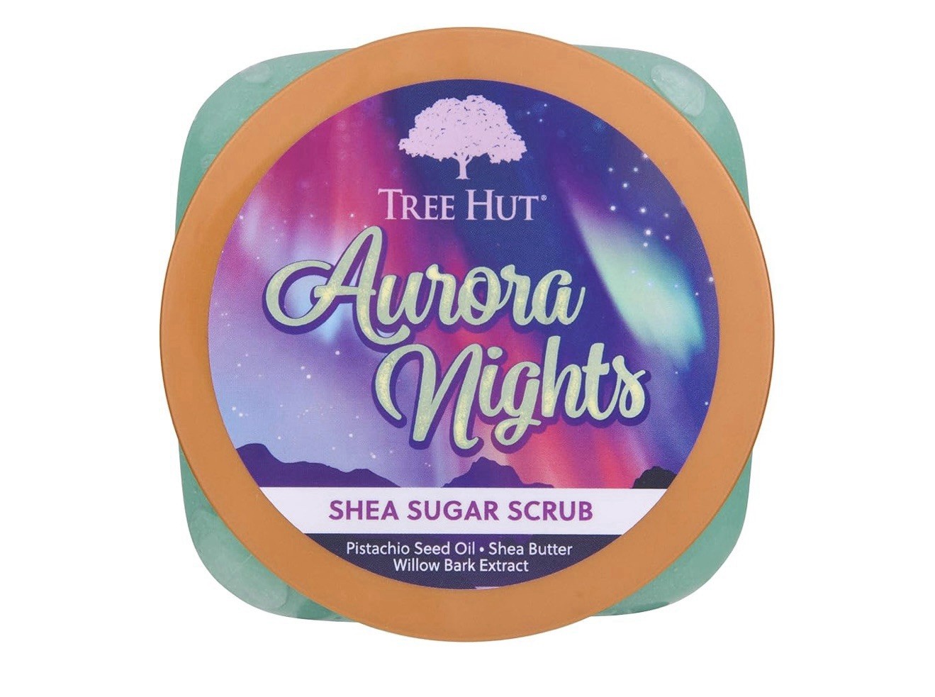 Tree Hut Aurora Nights Sugar Scrub Exfoliates & Hydrates Soft Skin 18 fl oz NEW Tree Hut Aurora Nights Sugar Scrub Exfoliates & Hydrates Soft Skin 18 fl oz NEW