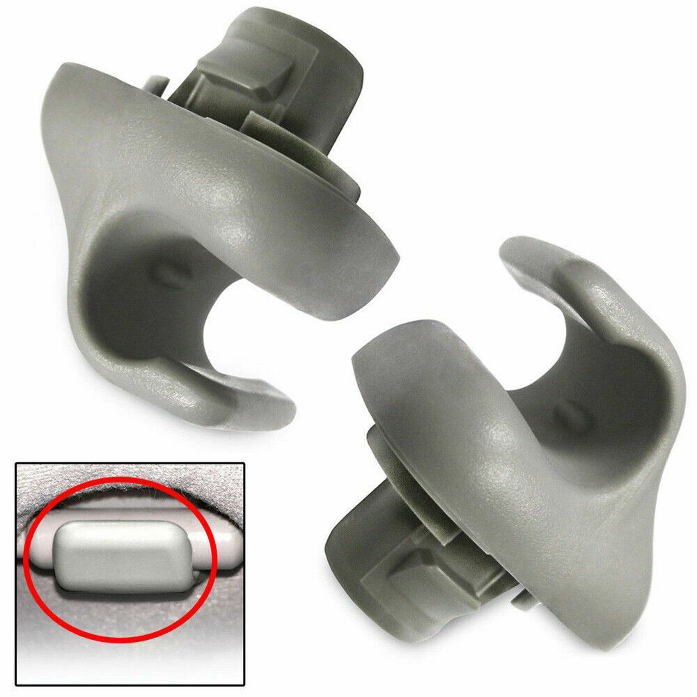 2Pcs Sun Visor Bracket Hook Clip Hanger Fit Honda Civic Accord CR-V Accord 