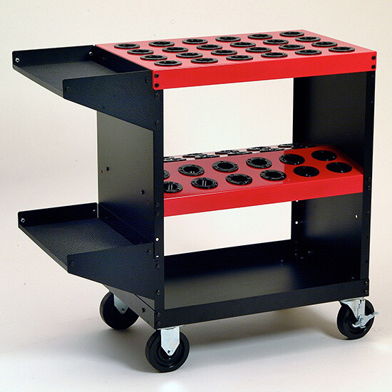 Huot 13940 CNC Toolscoot Tool Cart for 40 Taper Tool Holders CAT40 BT40 NMTB
