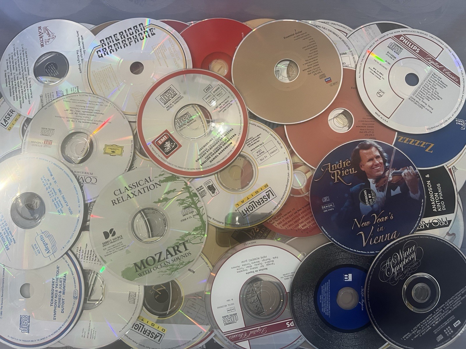 Lot of 100 classical, orchestral symphony cds Discs only LN Condition Ships Fast