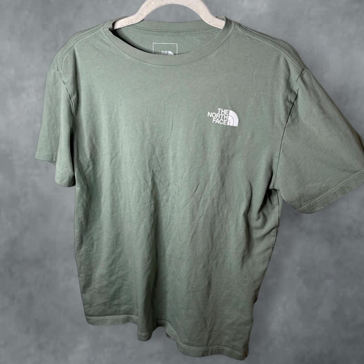 The North Face Sage Green Box Logo T-Shirt Women’s Small The North Face Sage Green Box Logo T-Shirt Women’s Small