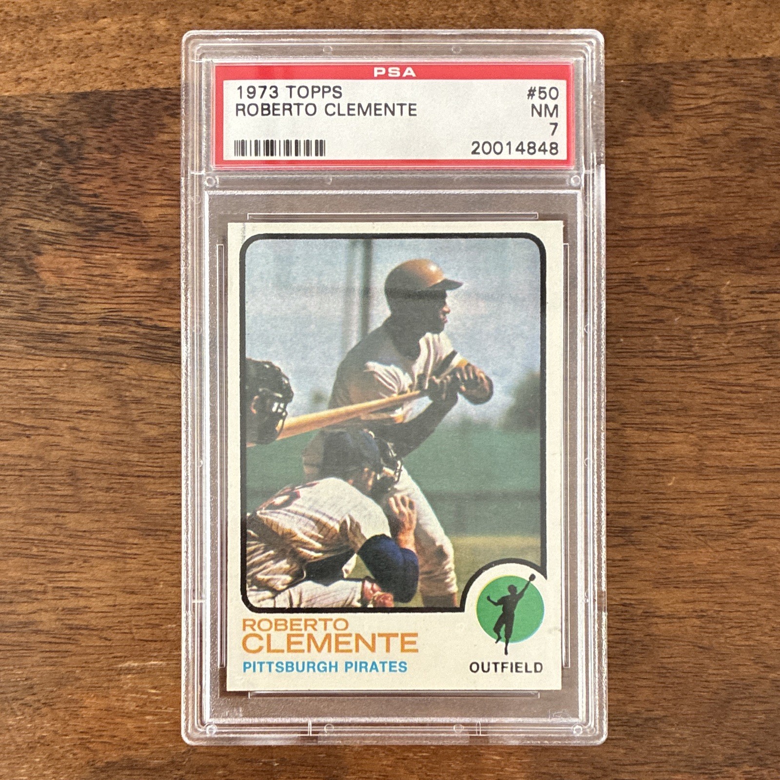 Topps 1973 Topps - Roberto Clemente #50 PSA 7 Pittsburgh Pirates Topps 1973 Topps - Roberto Clemente #50 PSA 7 Pittsburgh Pirates