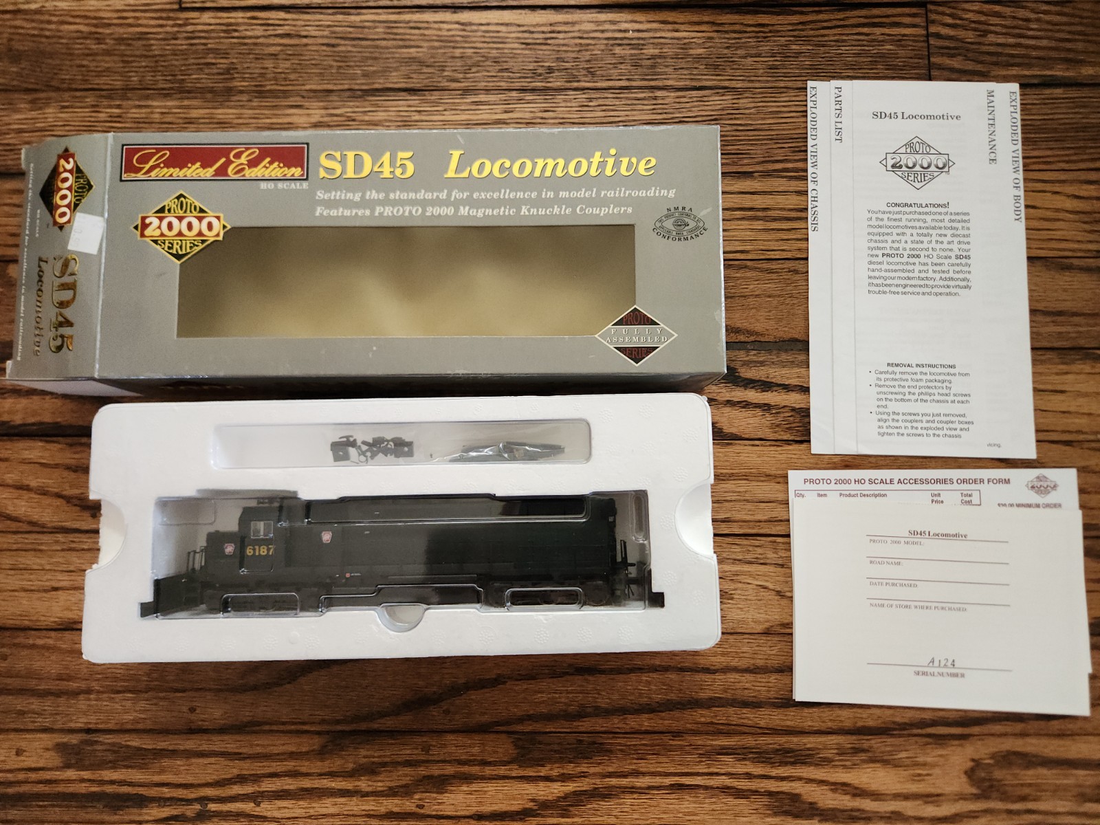 SEALED Proto 2000 HO Pennsylvania PRR #6187 SD45 Locomotive DCC Ready 30732 SEALED Proto 2000 HO Pennsylvania PRR #6187 SD45 Locomotive DCC Ready 30732