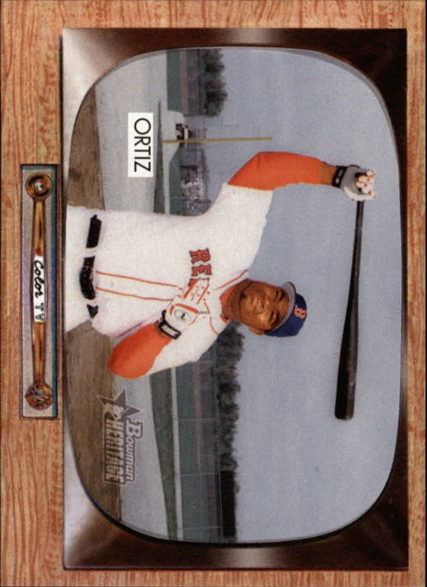 2004 Bowman Heritage Baseball Card #47 David Ortiz 2004 Bowman Heritage Baseball Card #47 David Ortiz