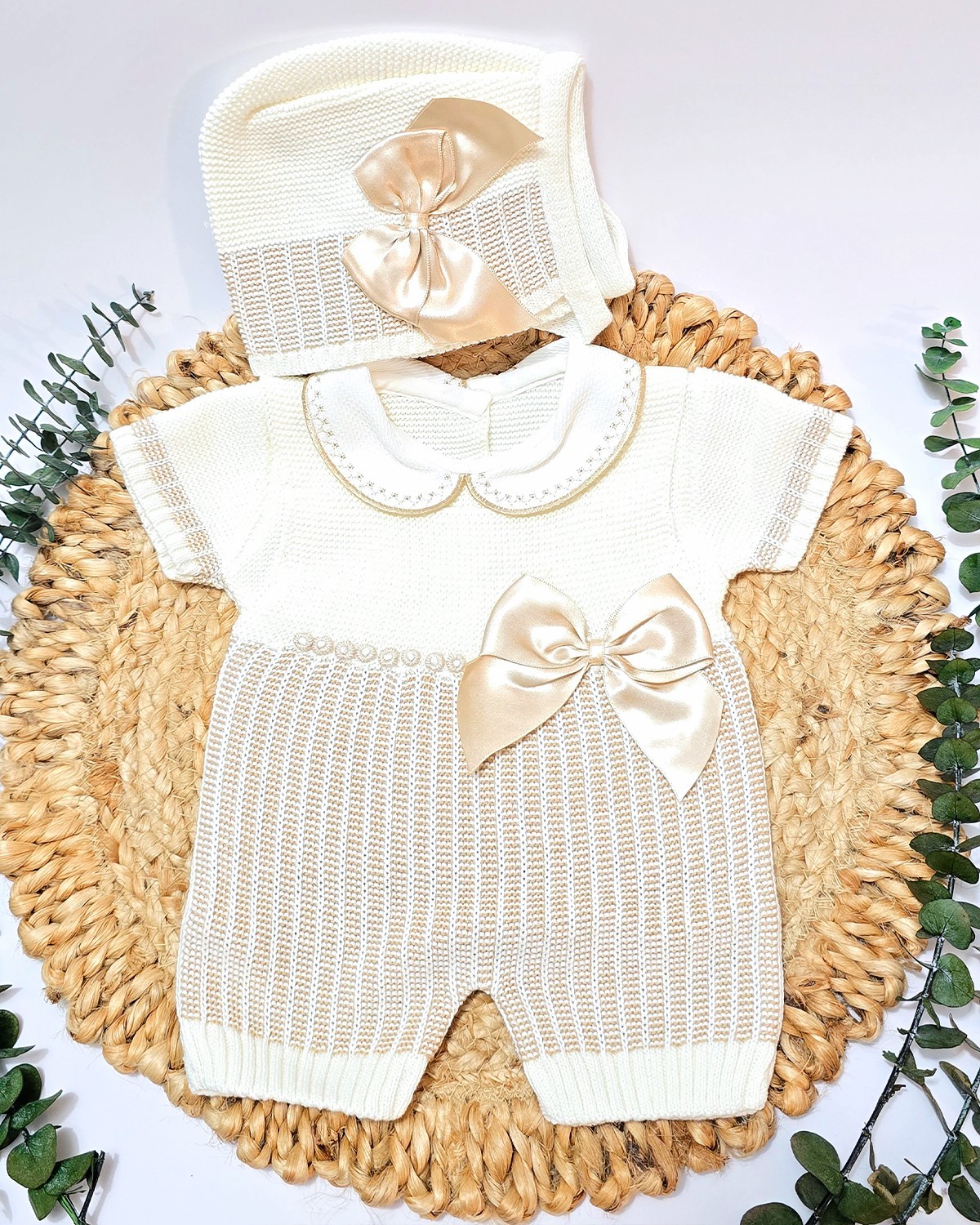 Newborn Baby Knit Outfit Set