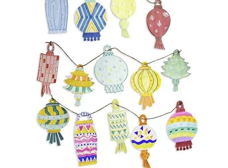 Chinese Japanese Cultural Lantern Handcrafted Decoration 100 pcs Chinese Japanese Cultural Lantern Handcrafted Decoration 100 pcs