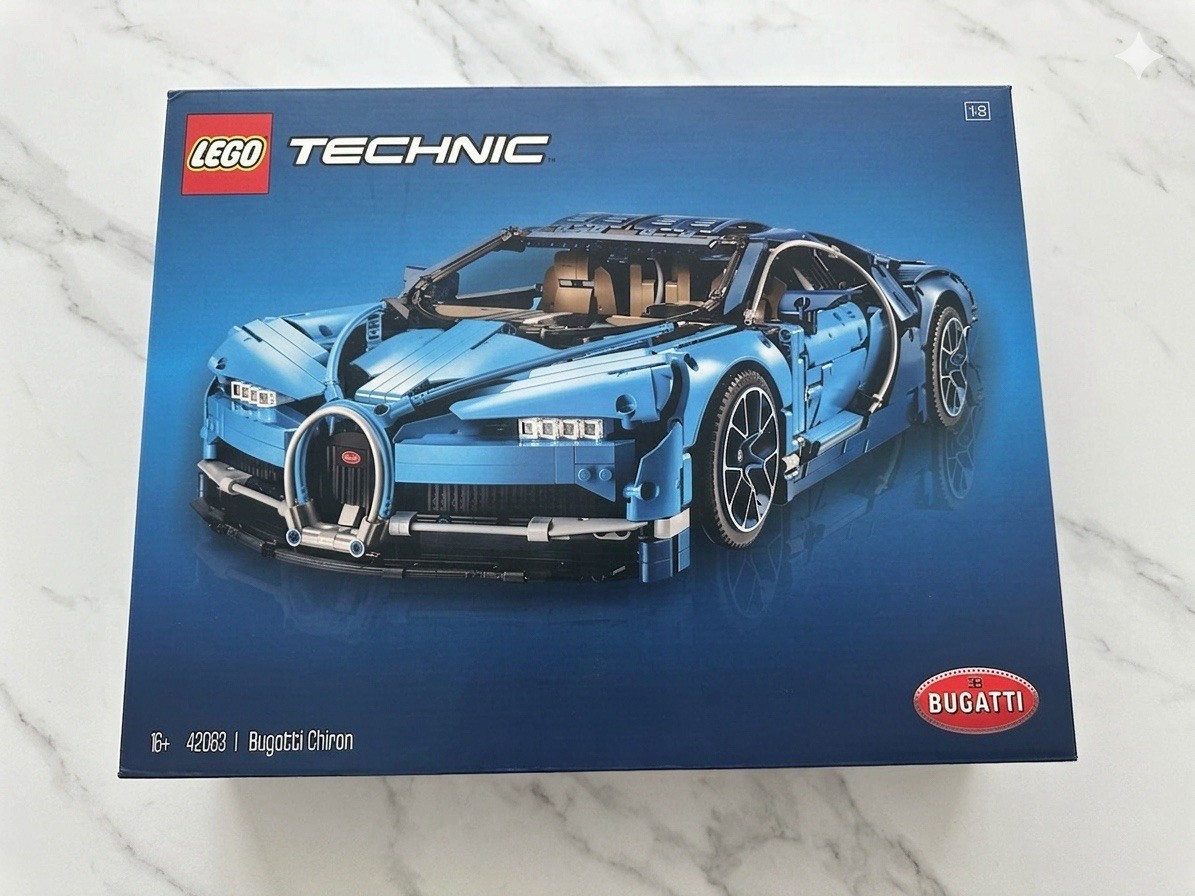 LEGO Technic 42083 Bugatti Chiron Complete Set 3599 pcs