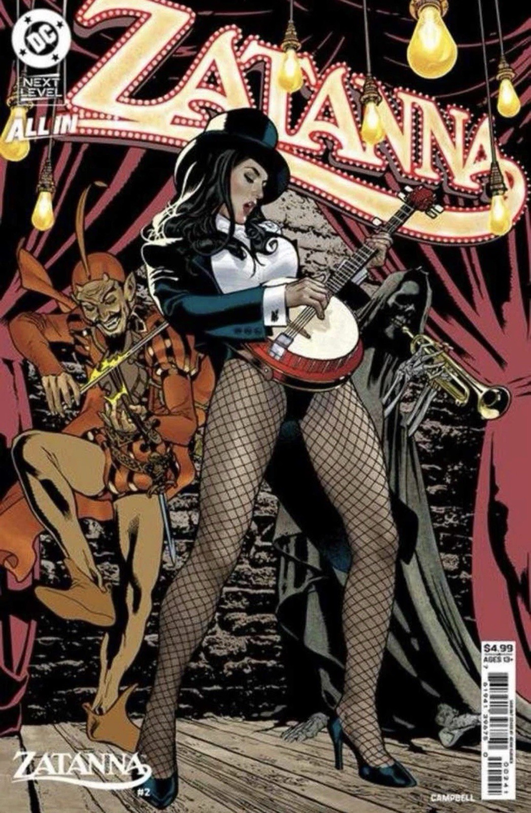 Zatanna (2026) #2 Cover D Adam Hughes Card Stock Variant Zatanna (2026) #2 Cover D Adam Hughes Card Stock Variant