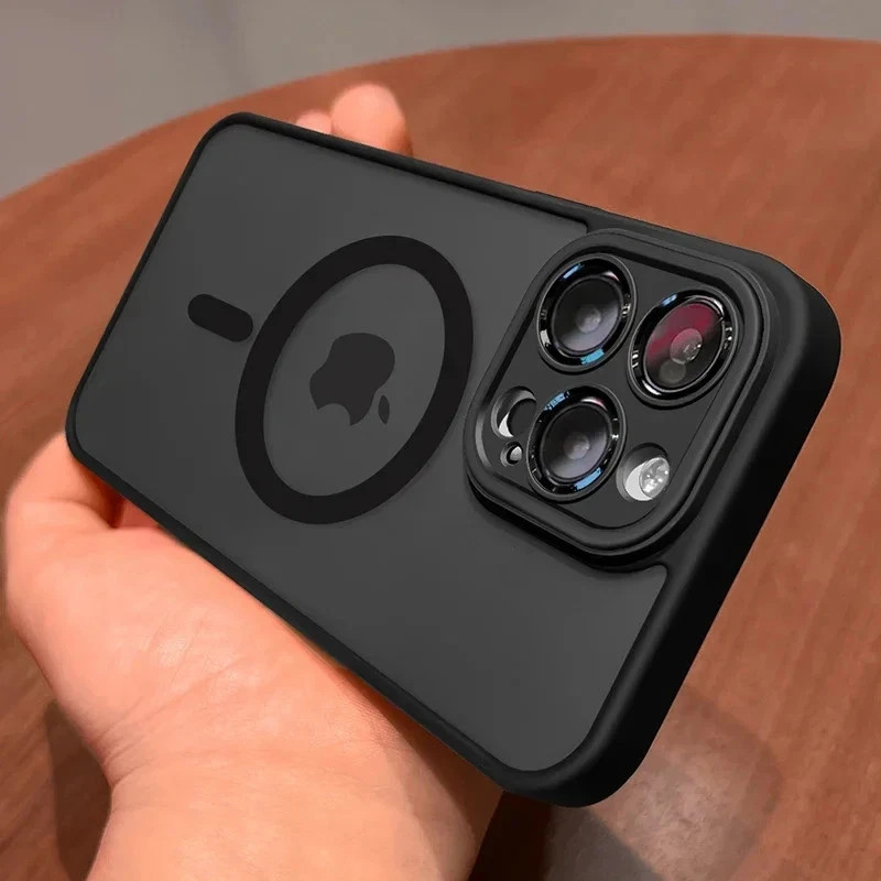 Magnetic Case iPhone 18 17 16 15 14 13 12 11 Pro Max Plus Mag safe Shockproof.